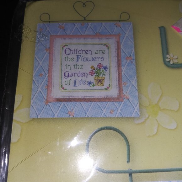 Dimensions Counted Cross Stitch Love Notes Children are Flowers #72924 NOS - Picture 3 of 4